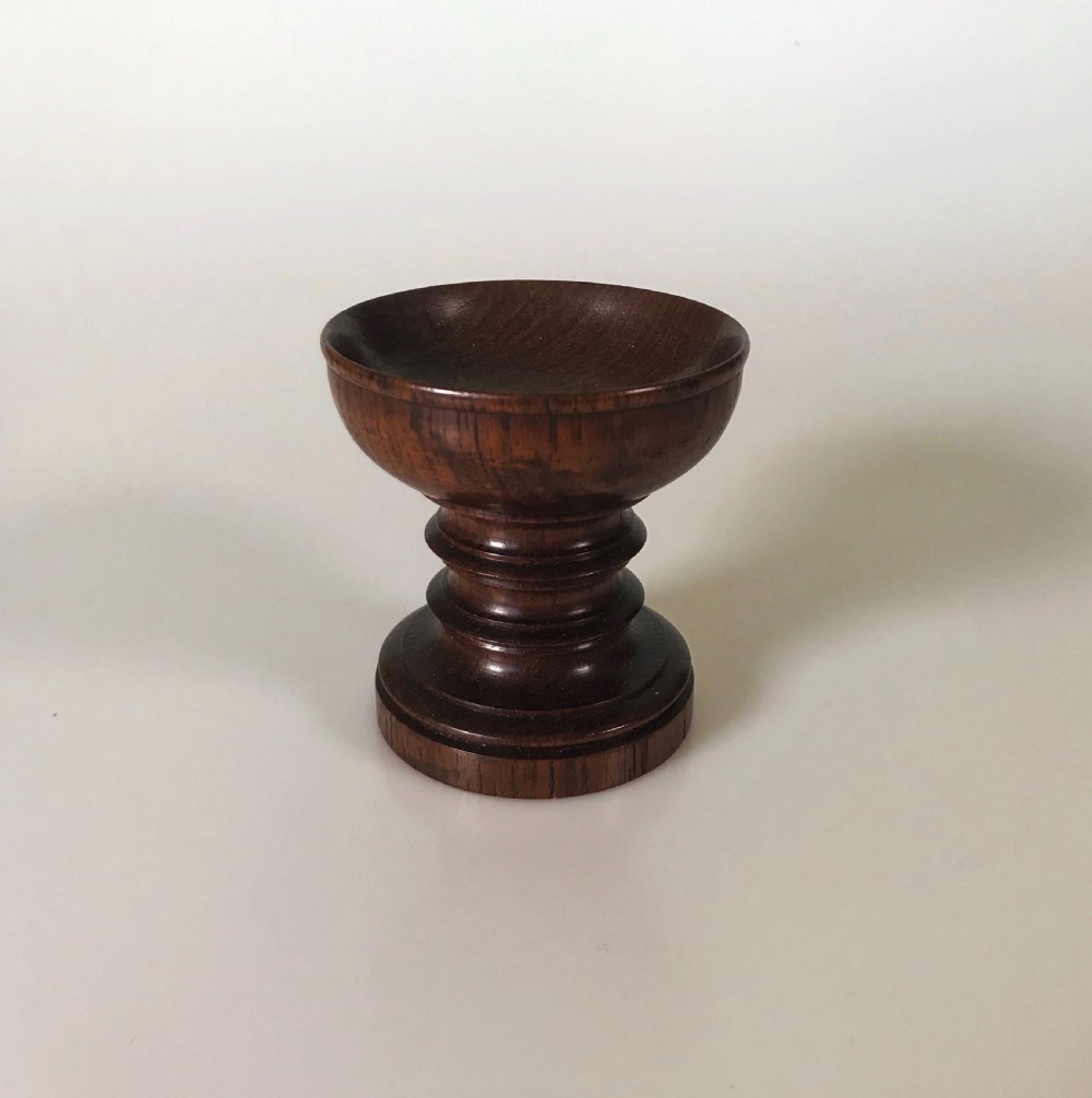 Antique Rosewood Pounce Pot - treen View V