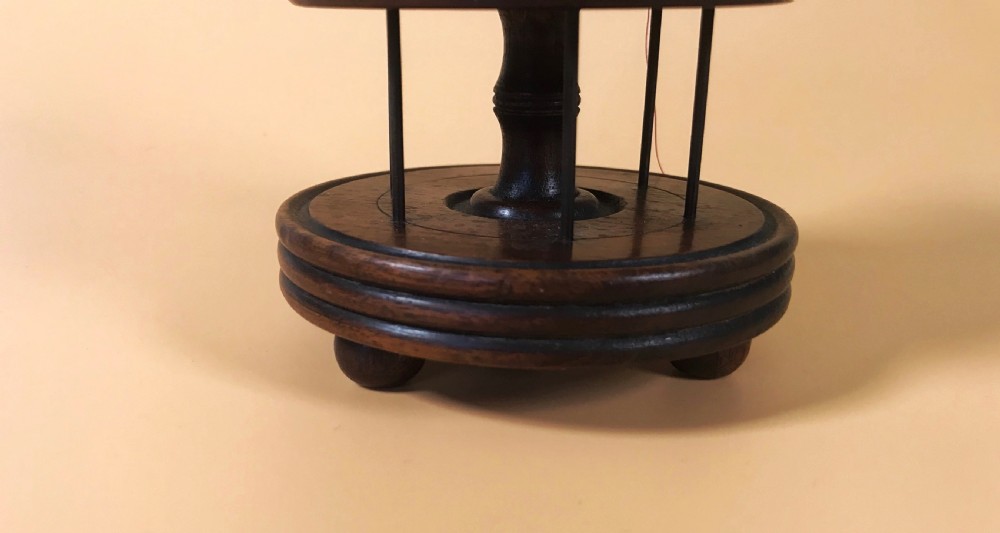 Antique Sewing and Pin Cushion Stand View II