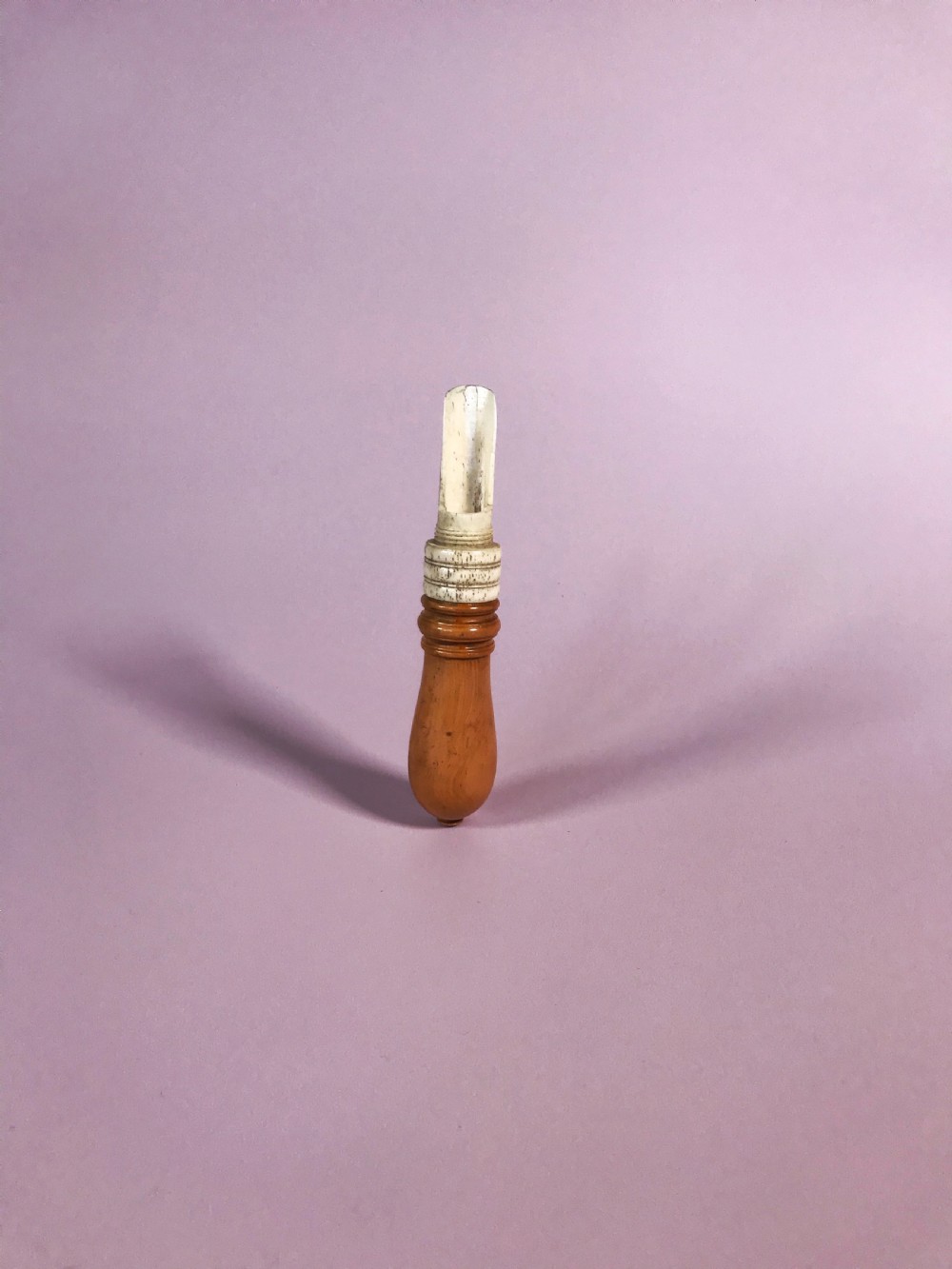 Antique Treen Apple Scoop View IV