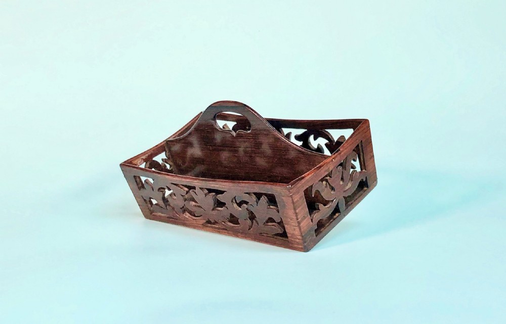 Antique Rosewood Desk Tidy