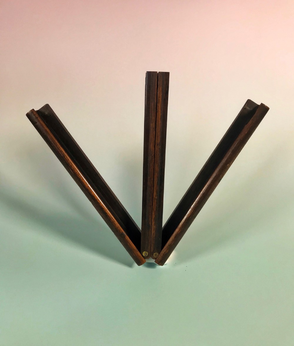Antique Rosewood Folding Music/Book Stand