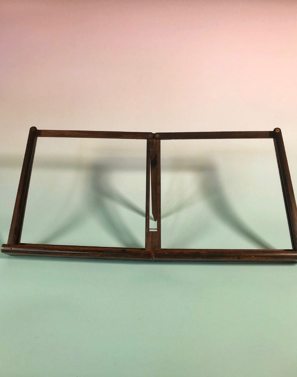 Antique Rosewood Folding Music/Book Stand View IV