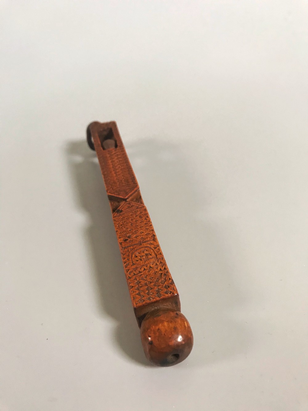 An Early Dated Knitting Sheath - 1743 - treen View V