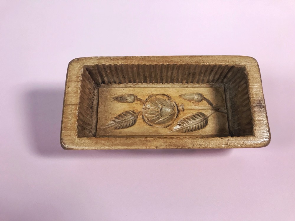 Antique Sycamore Flummery Mould - treen