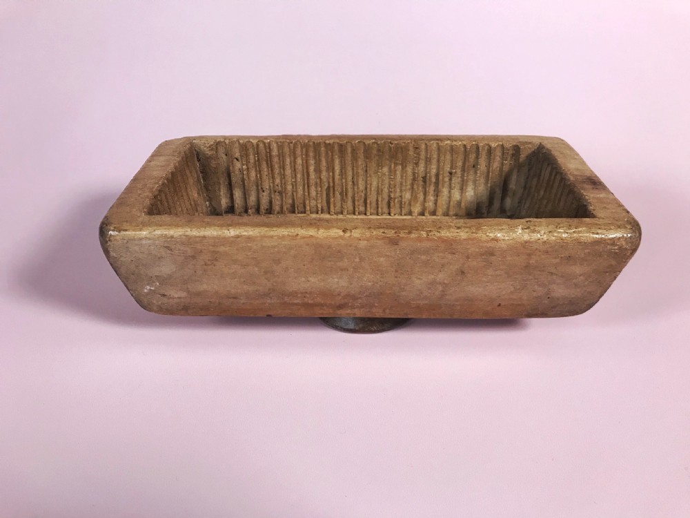 Antique Sycamore Flummery Mould - treen View II