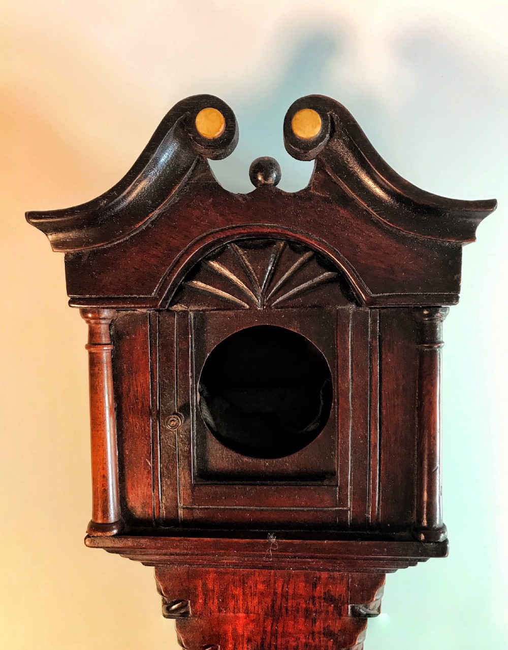 A Georgian Pocket Watch Holder - Grandfather Clock View V