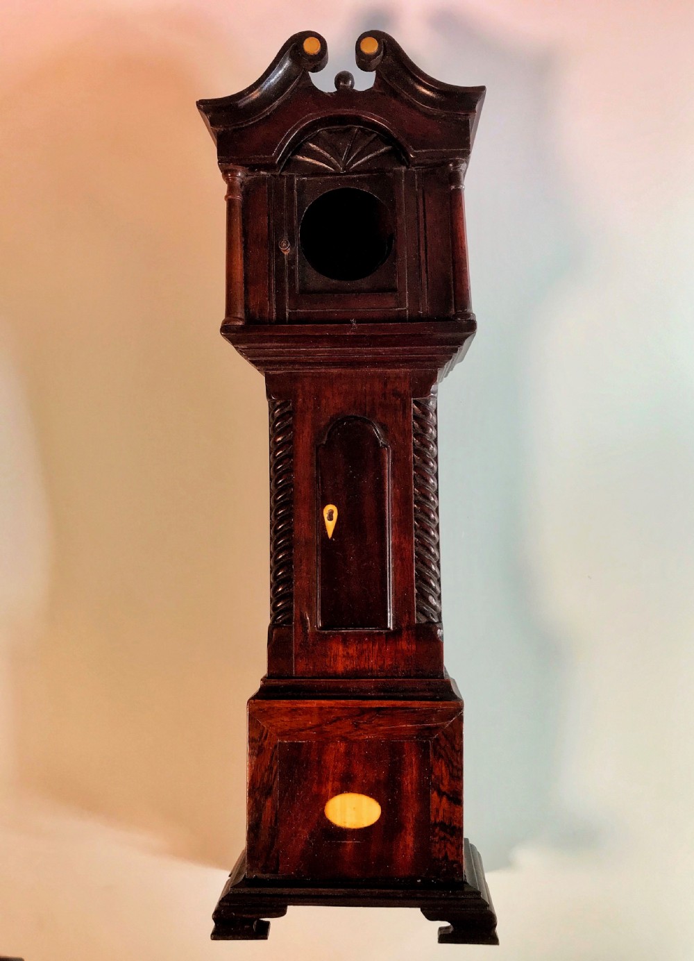 A Georgian Pocket Watch Holder - Grandfather Clock View VI