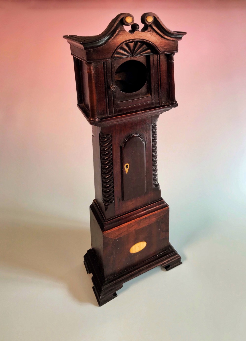 A Georgian Pocket Watch Holder - Grandfather Clock View VII