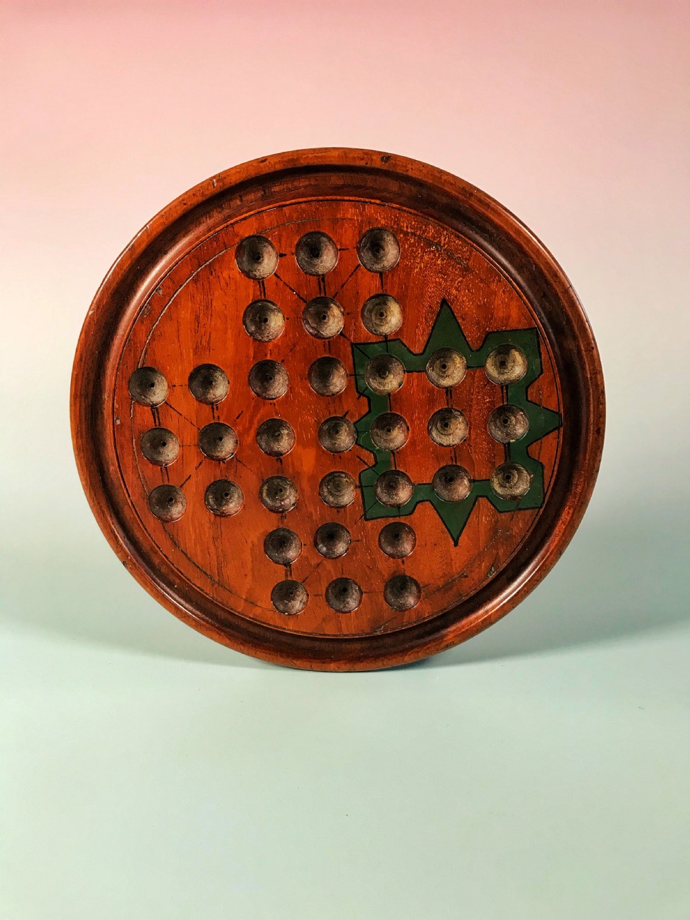 Antique Marbles & Solitaire Board View III