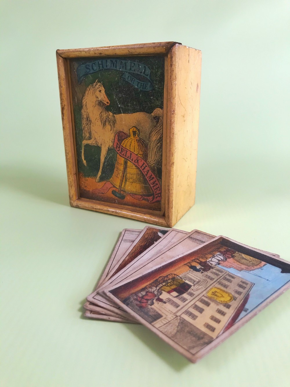 Antique Bell & Hammer Game - with original instructions View III