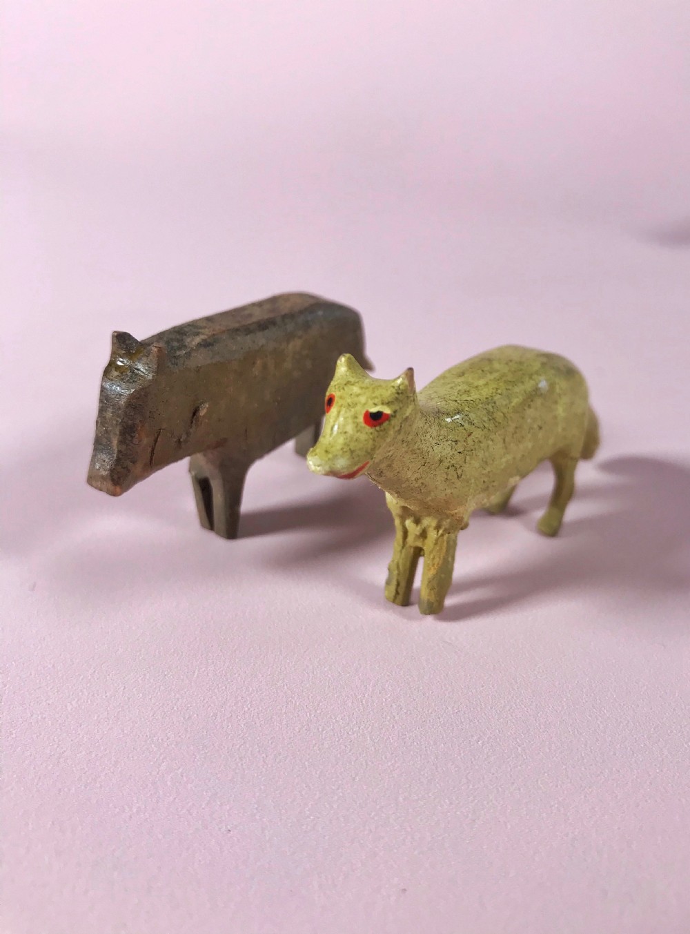 Antique Noah's Ark & Animals View VII