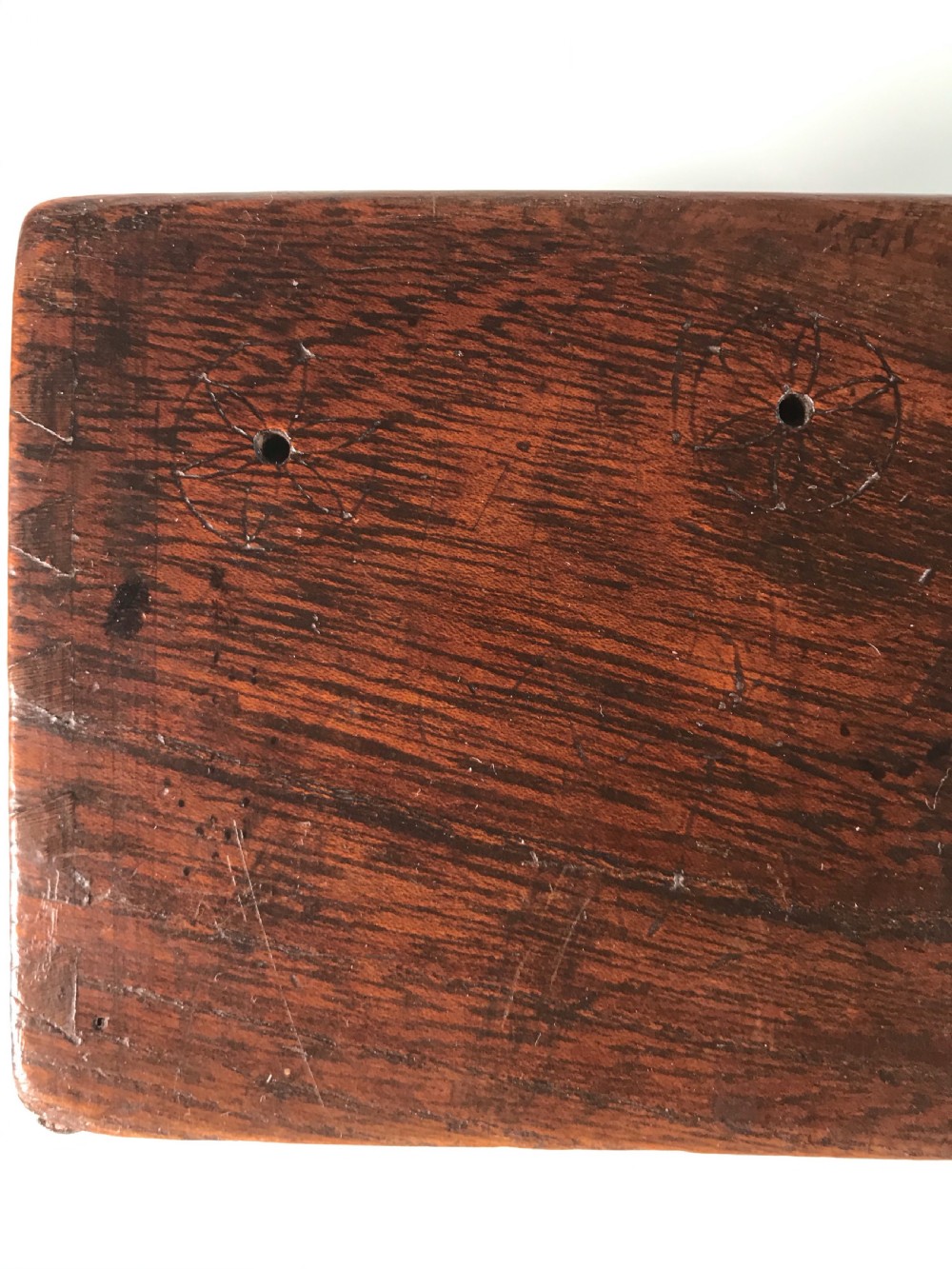 A Georgian Oak Reel & Sewing Box View VI