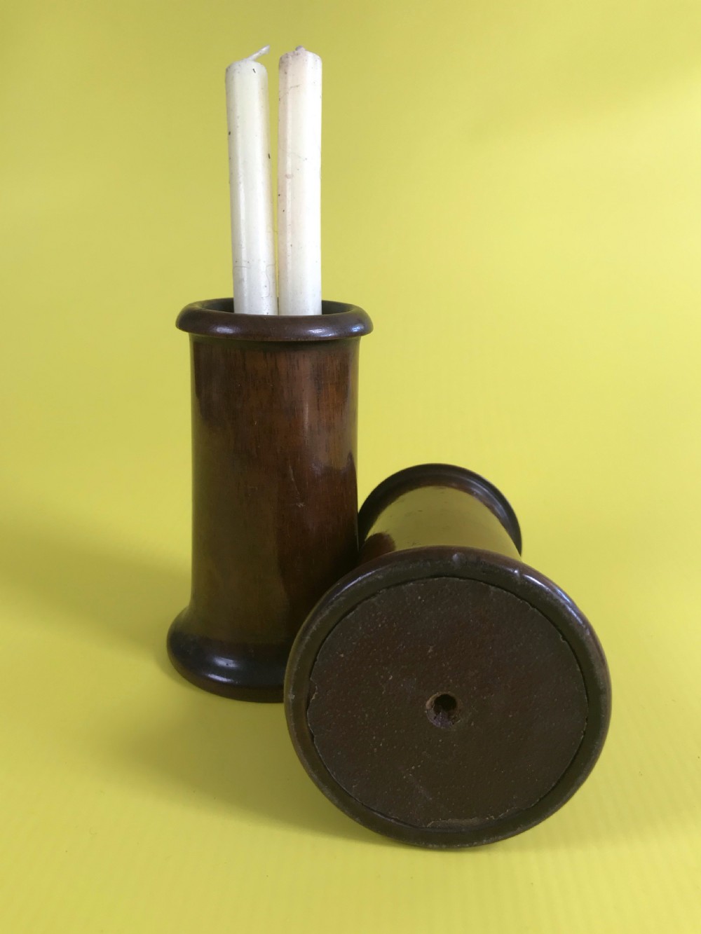 Antique Spill Vases - treen View III