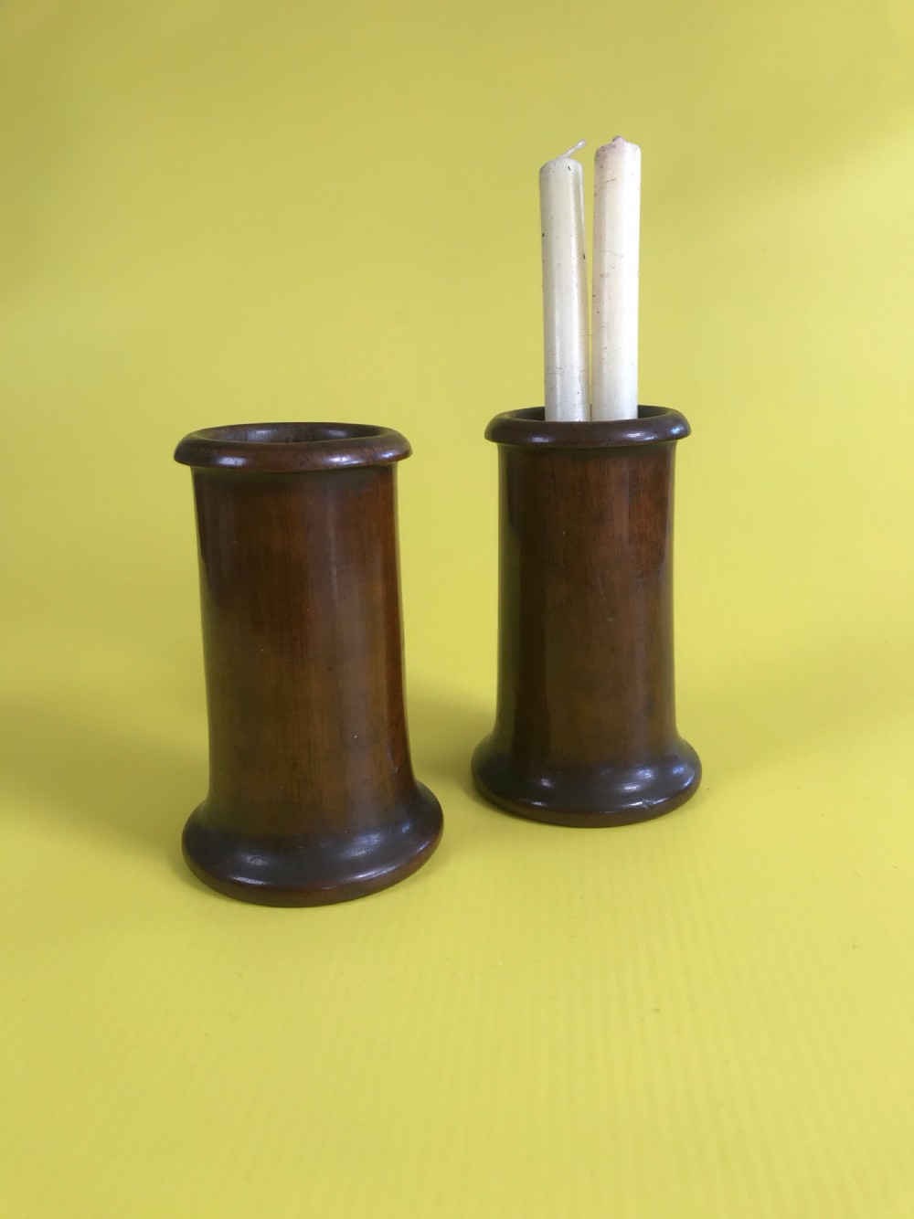 Antique Spill Vases - treen View IV