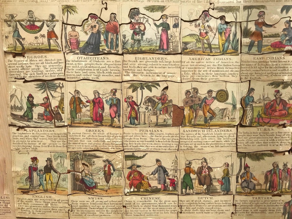 A Rare Dissected Puzzle By Darton - early 1800s