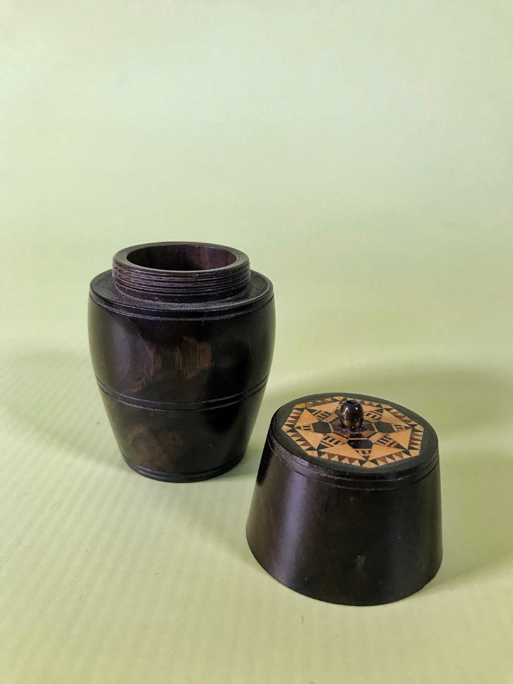 Antique Treen Go to Bed - Tunbridge Ware View III