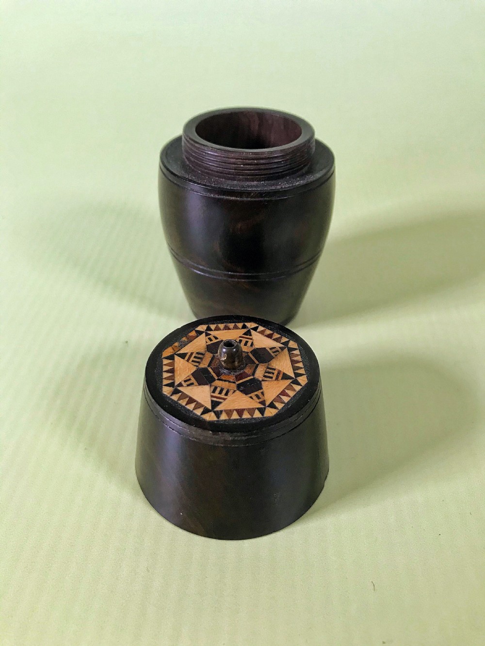 Antique Treen Go to Bed - Tunbridge Ware View VI