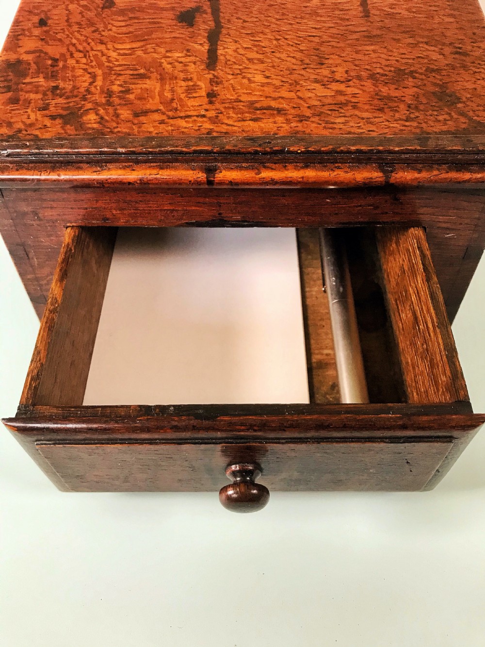 Antique Oak writing Box - Small Size View VI