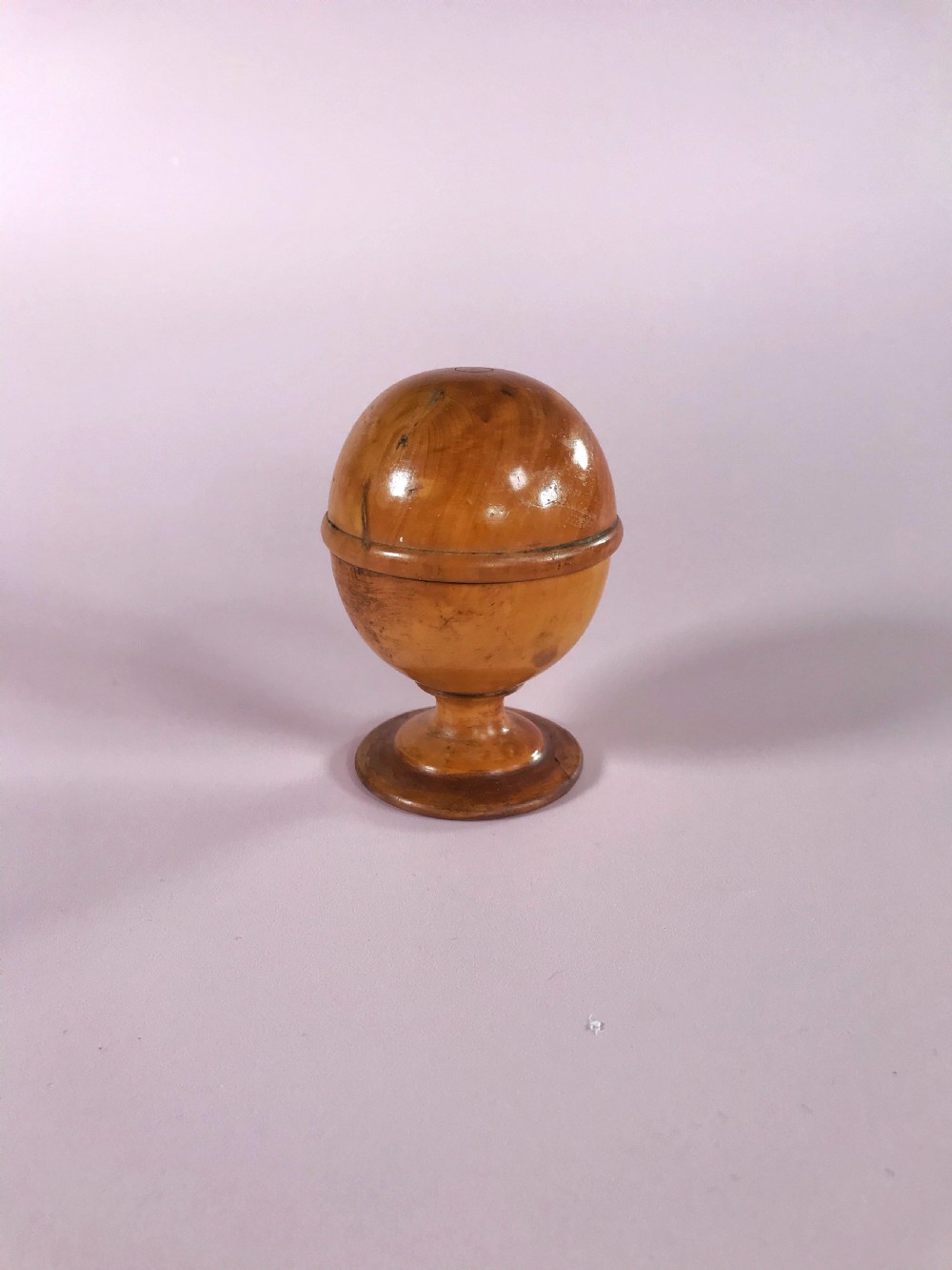 Antique treen Pill Silverer