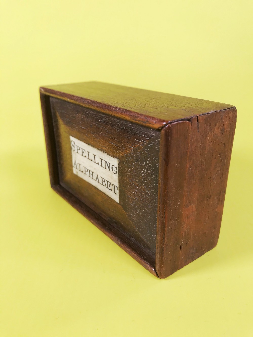 Antique Spelling & Alphabet Box View V