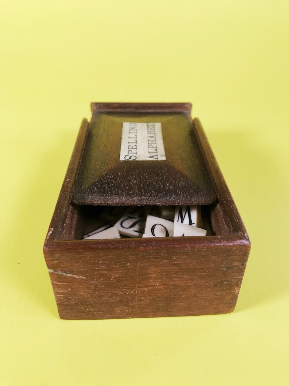 Antique Spelling & Alphabet Box View VI