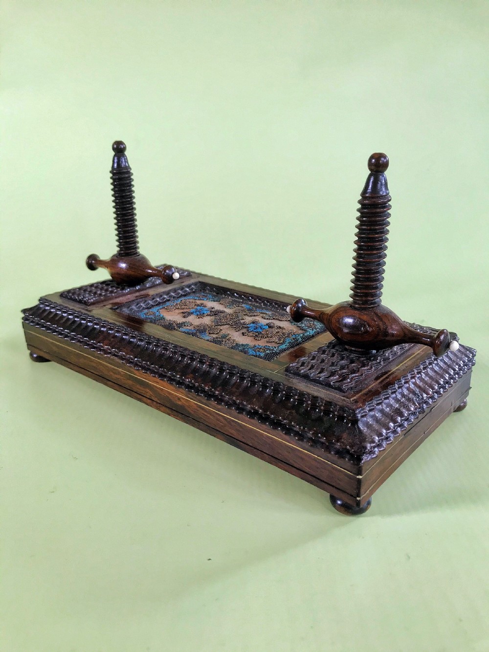 Antique Rosewood Card or Flower Press