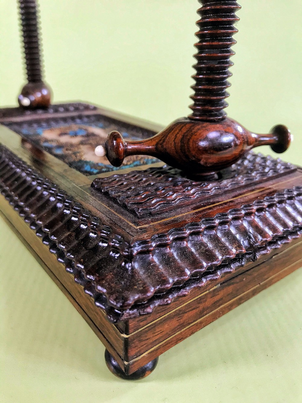 Antique Rosewood Card or Flower Press View III
