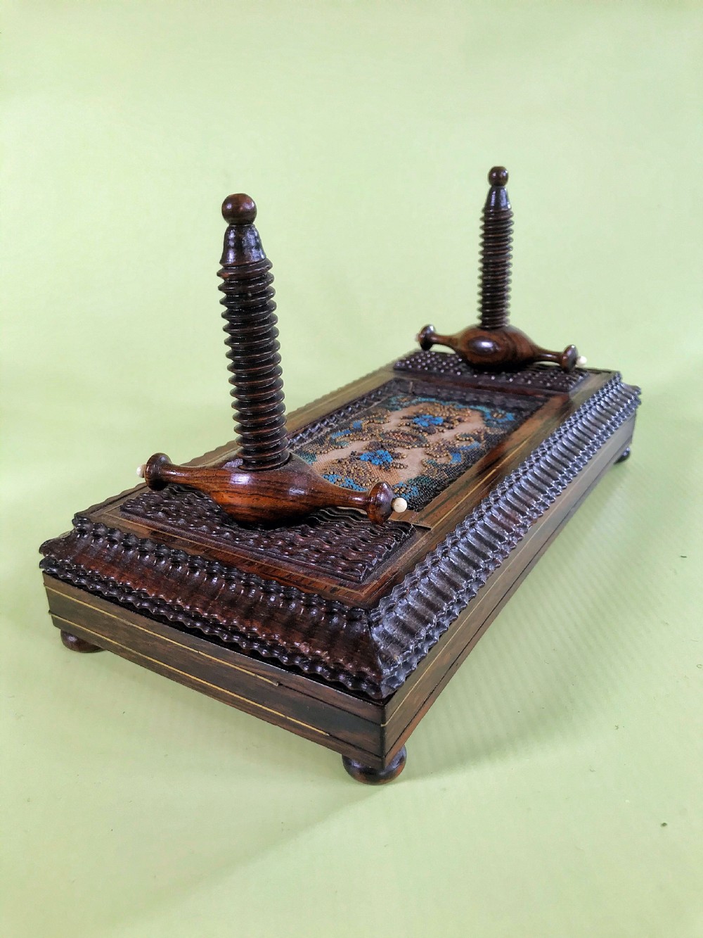Antique Rosewood Card or Flower Press View VII