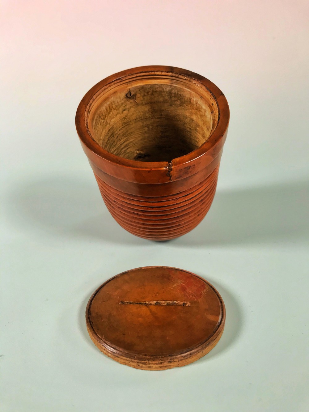 Antique Bee Hive Money Box - Good Size View III