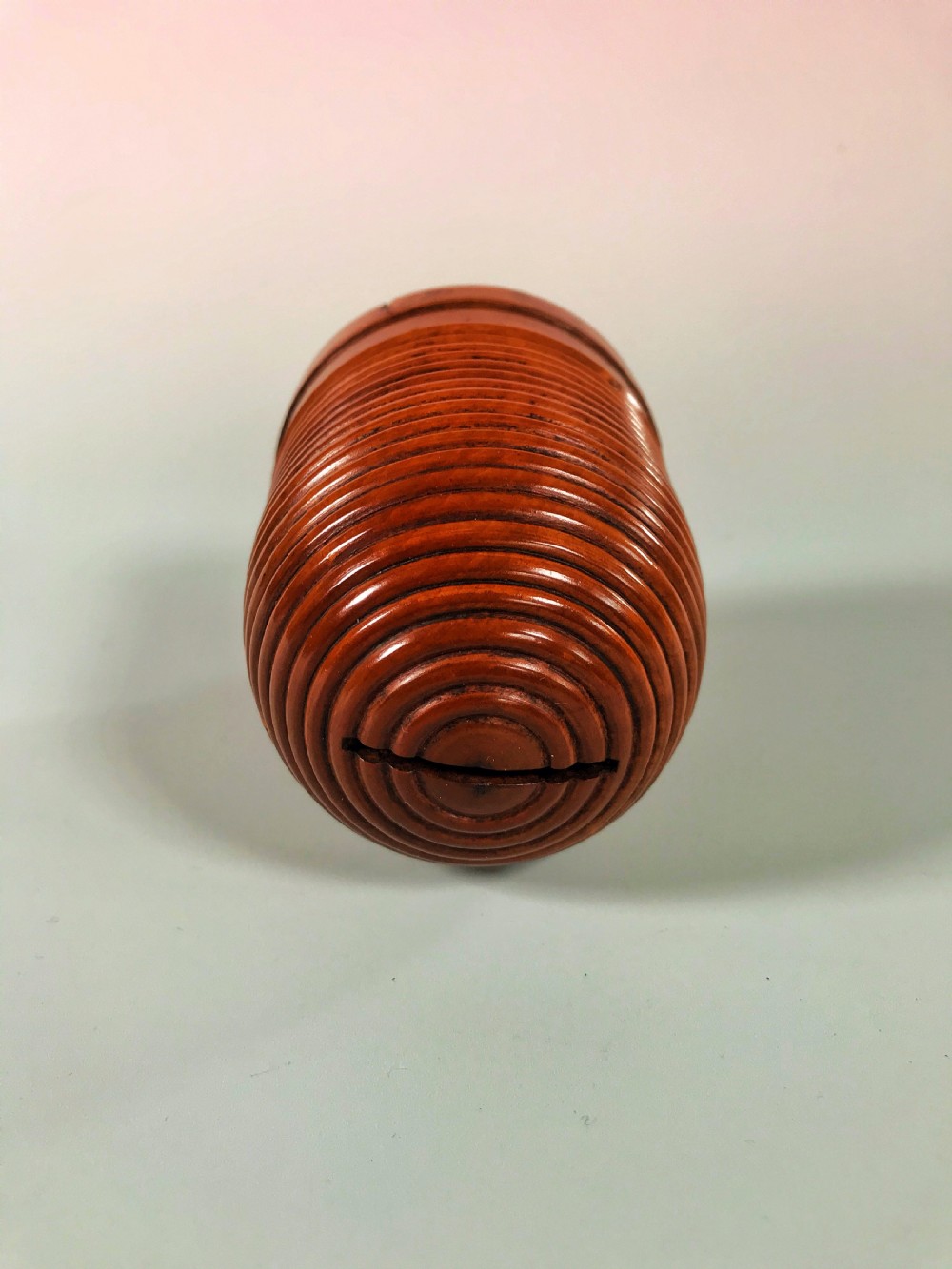 Antique Bee Hive Money Box - Good Size View IV