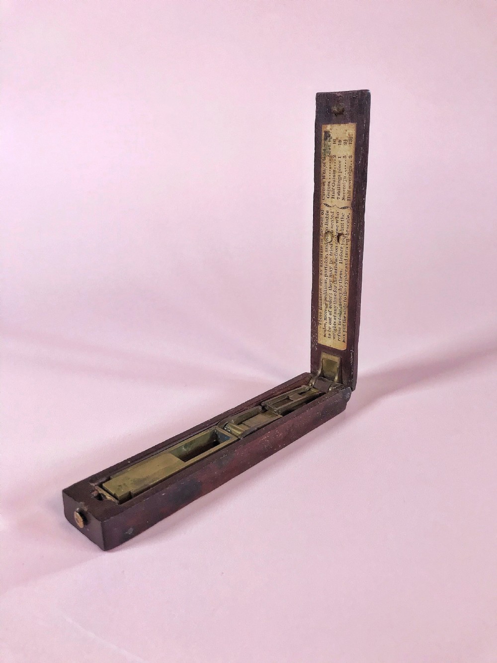 Antique Folding Sovereign Scales View II