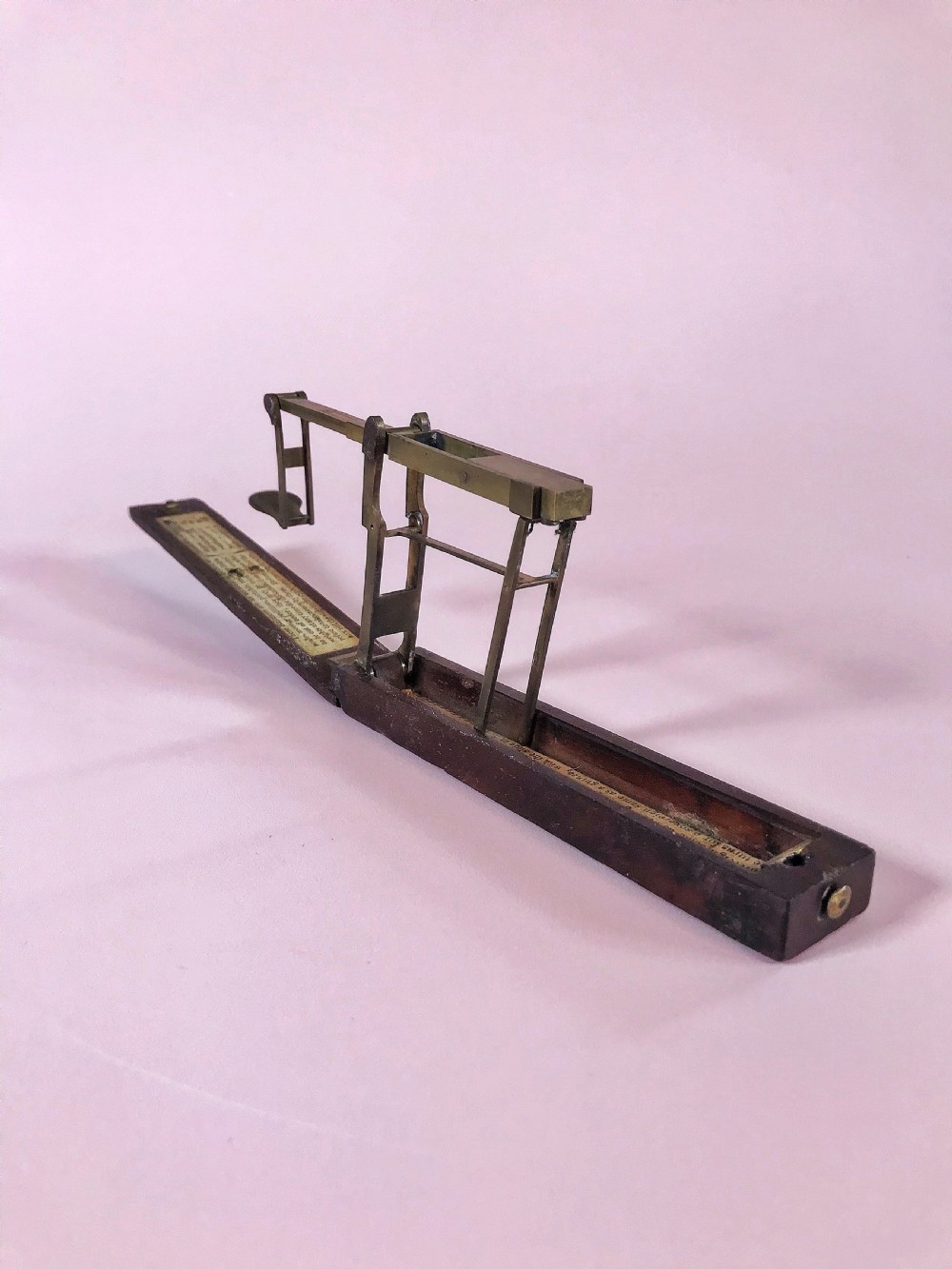 Antique Folding Sovereign Scales View V