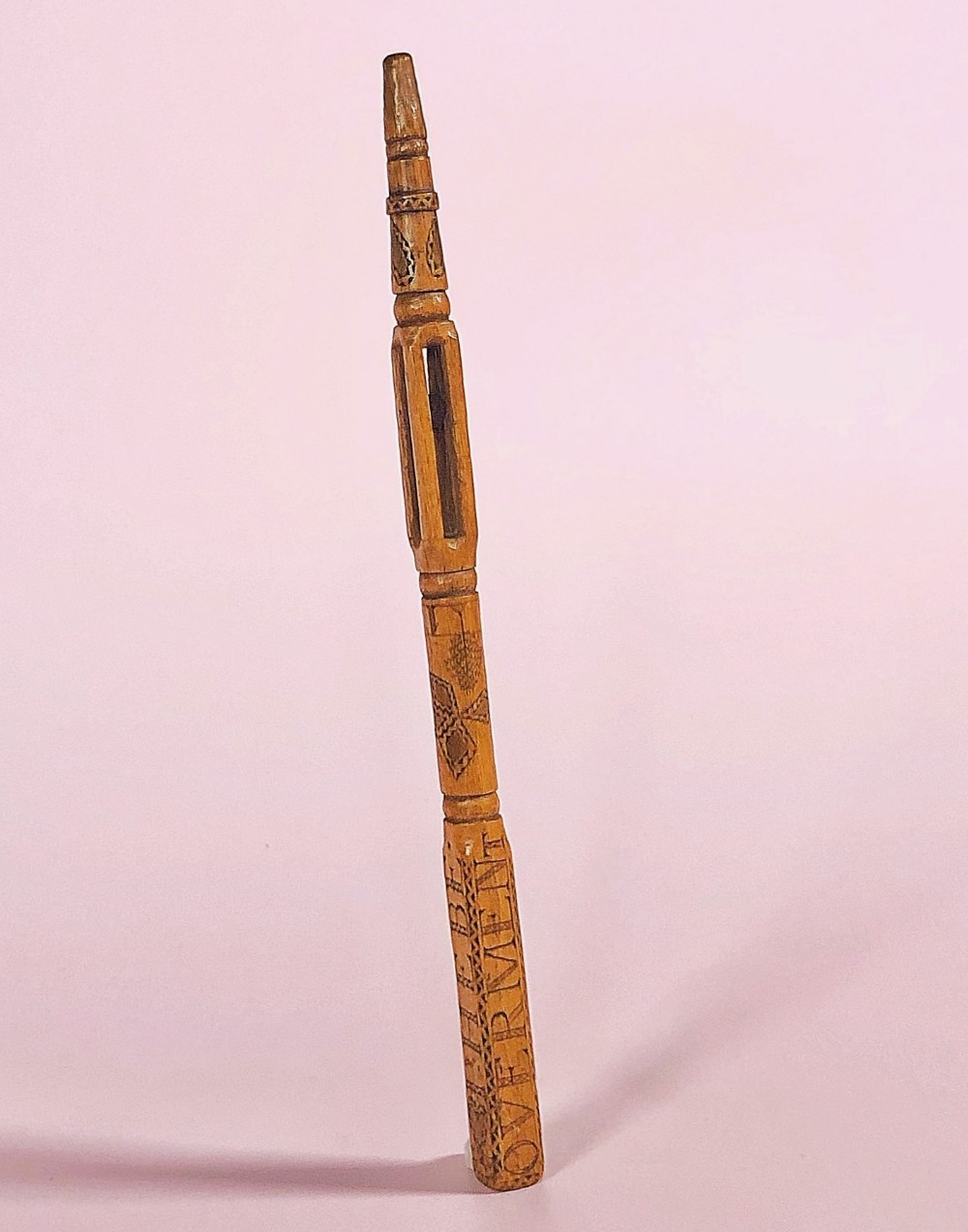 Antique Treen Knitting Sheath