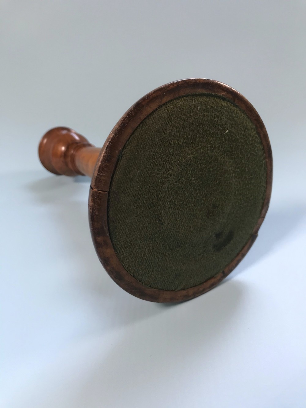 Antique Fruitwood Candlestick View III