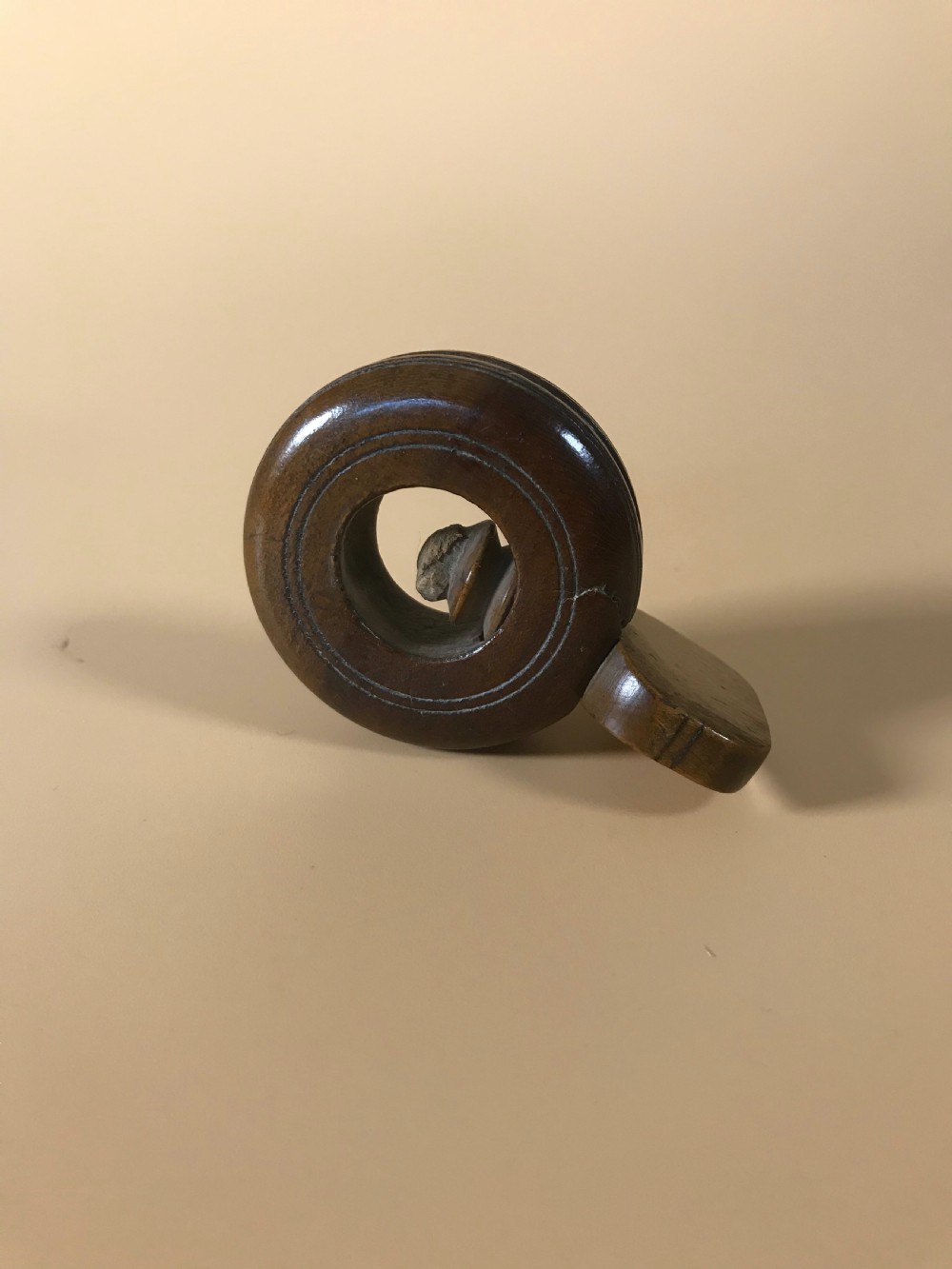 Antique treen Pocket Nutcracker
 View II