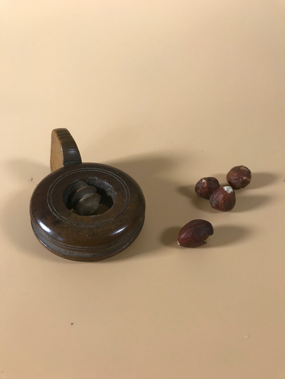 Antique treen Pocket Nutcracker
 View V