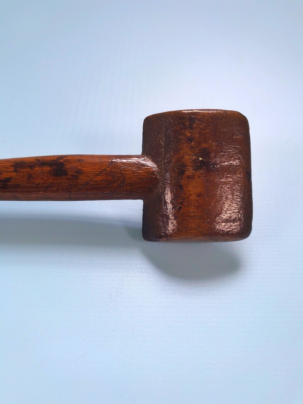 An Antique Sail Maker's Press - treen, Small Size View II