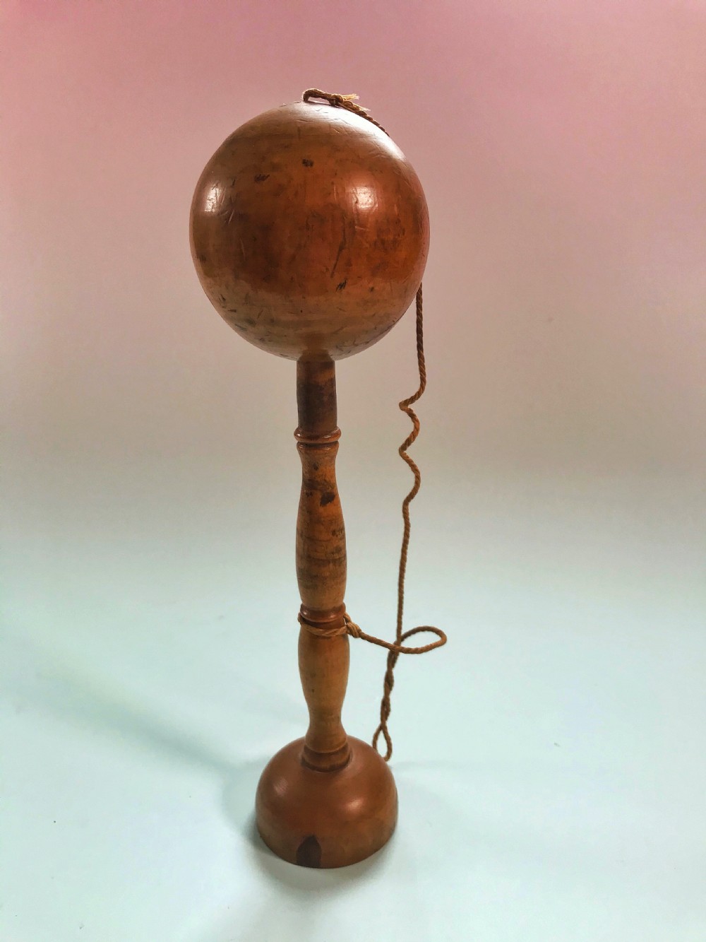 Antique Ball and Cup Game - treen View III
