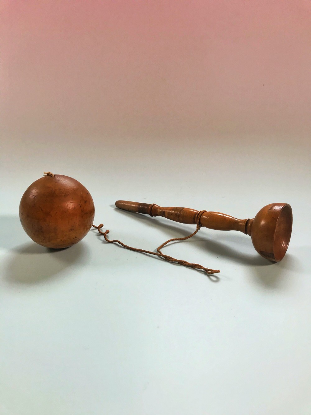 Antique Ball and Cup Game - treen View IV