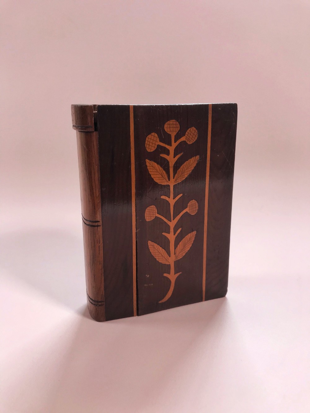 Antique Killarney Book Box - treen
