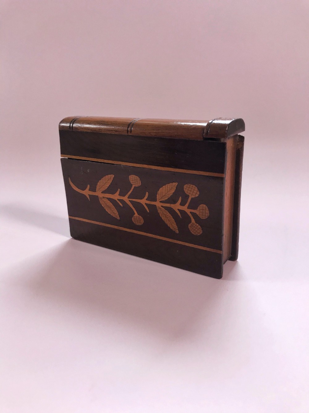 Antique Killarney Book Box - treen View III