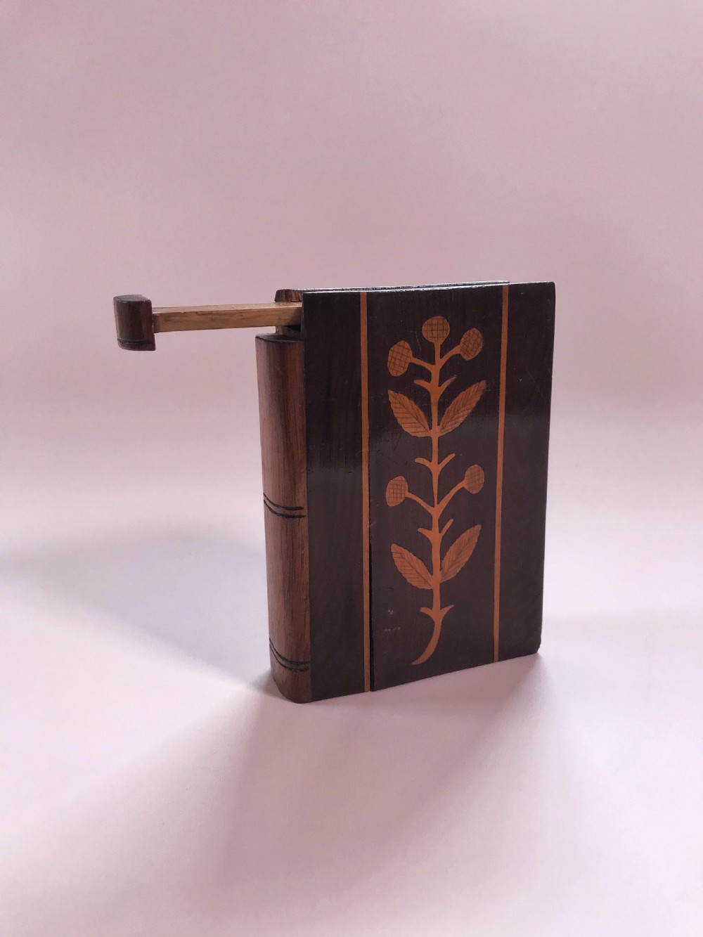 Antique Killarney Book Box - treen View IV