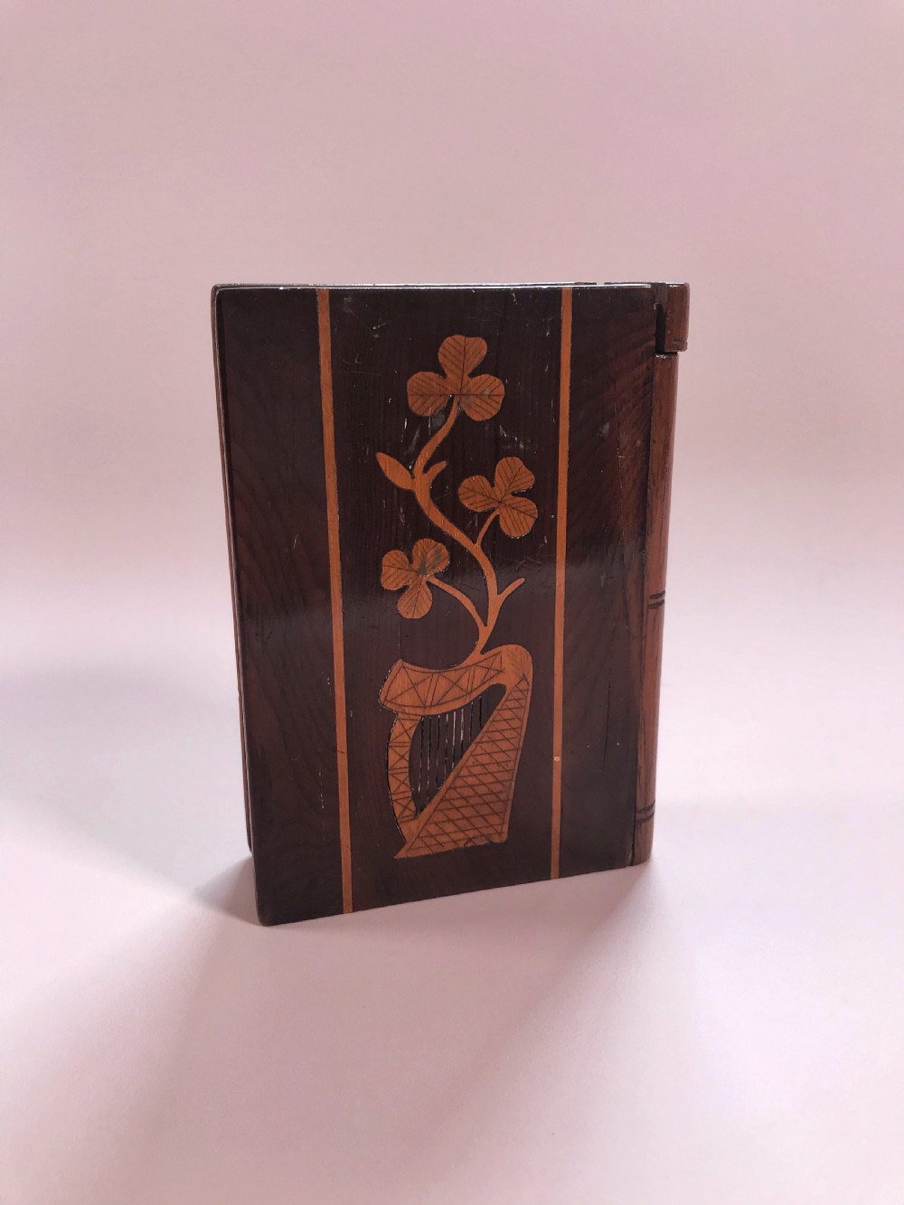 Antique Killarney Book Box - treen View V