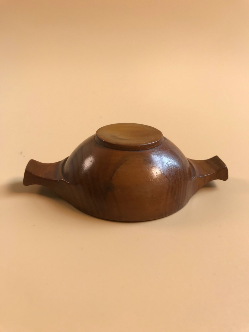 Antique Yew Wood Quaich View II