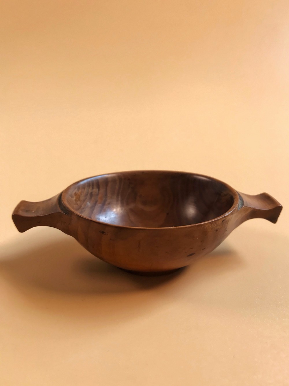 Antique Yew Wood Quaich View III