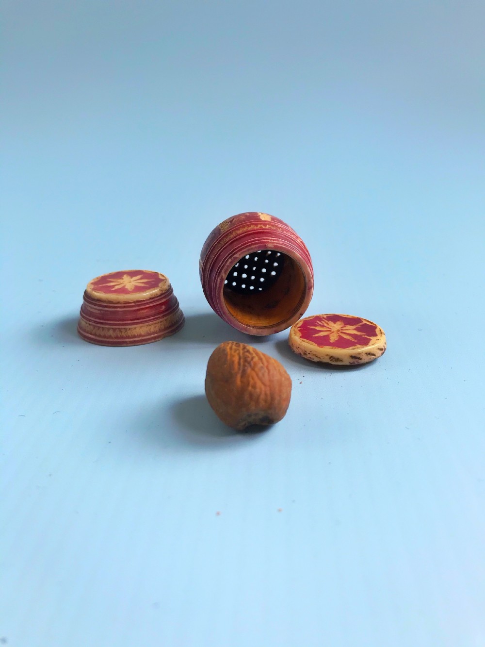 Antique Bone Nutmeg Grater View II