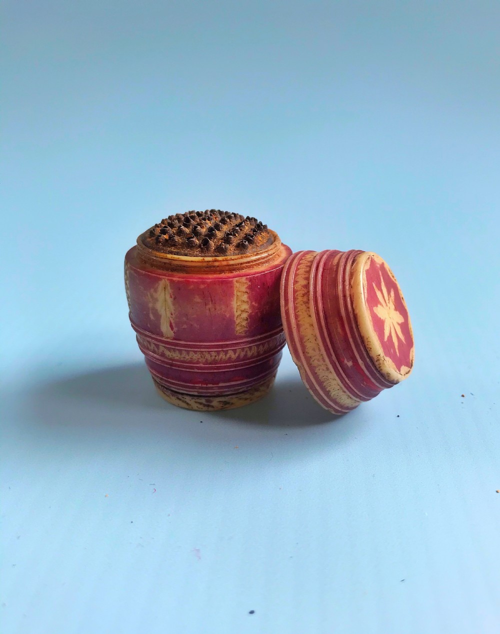 Antique Bone Nutmeg Grater View III