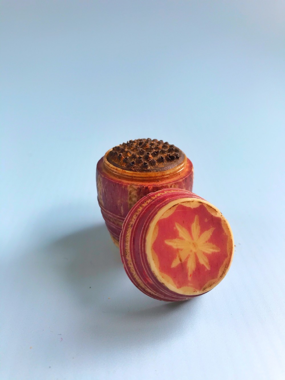 Antique Bone Nutmeg Grater View V