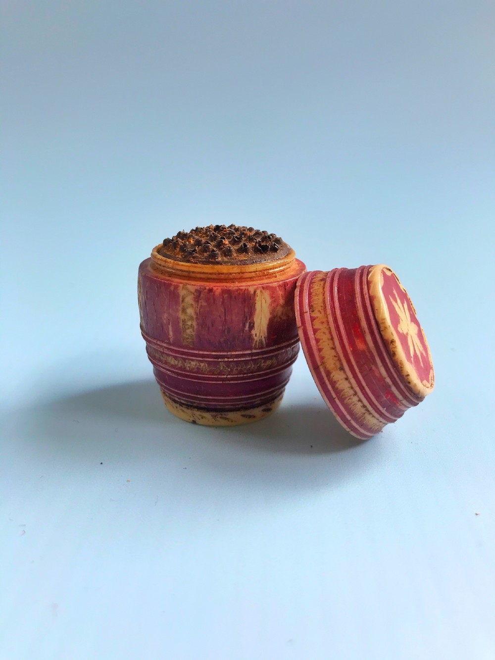 Antique Bone Nutmeg Grater View VI