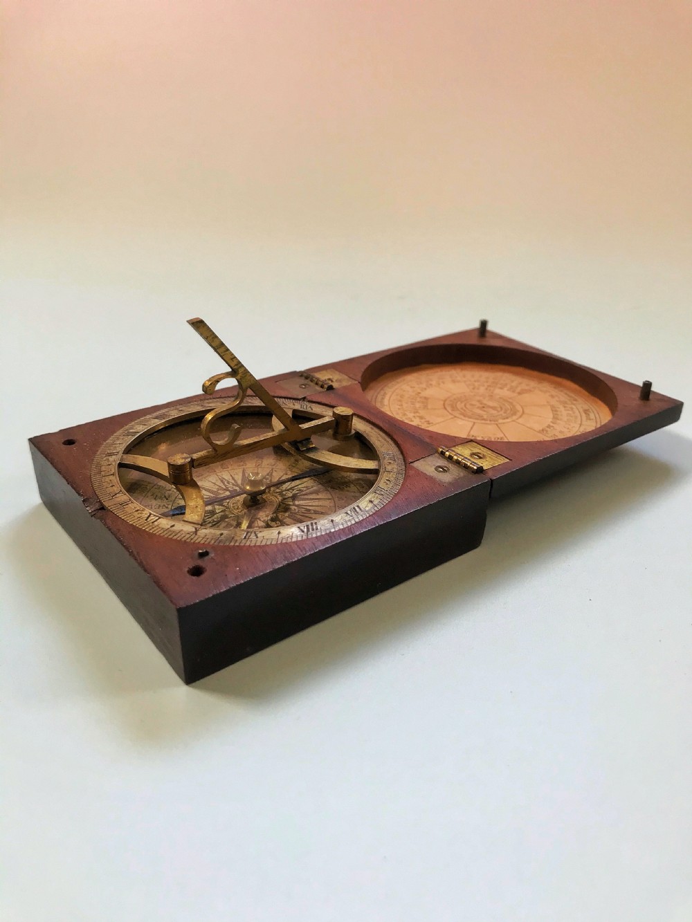 A Georgian Sun Dial & Compass -signed with makers name View IV